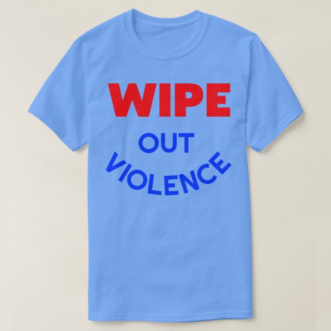 WIPOUT GEWALT 60er Retro Hippie Liebe nicht W T-Shirt (Design vorne)