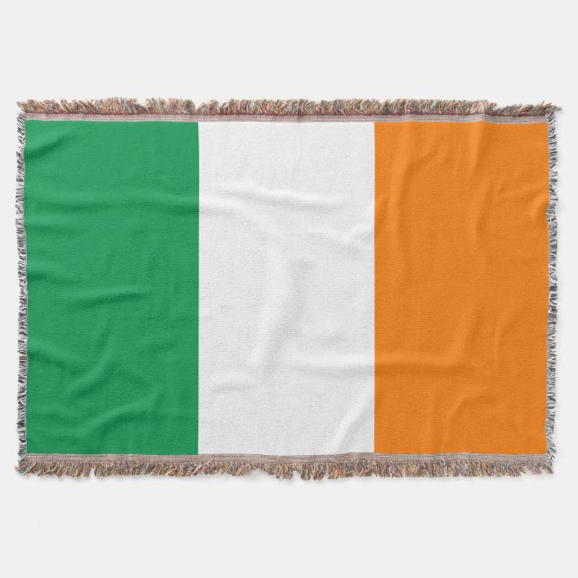 Wippdecke aus irischer Flagge | Irland Decke (Vorderseite)