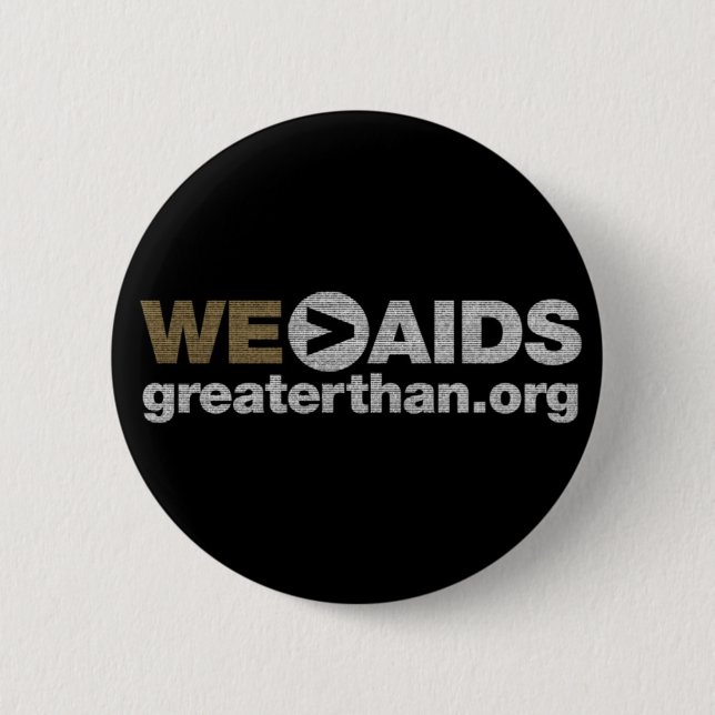 WIR > AIDS Knopf Button (Vorderseite)