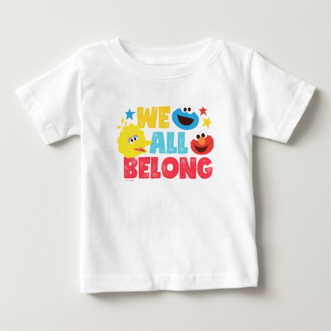 Wir alle gehören zu den Stars Baby T-shirt (Vorderseite)