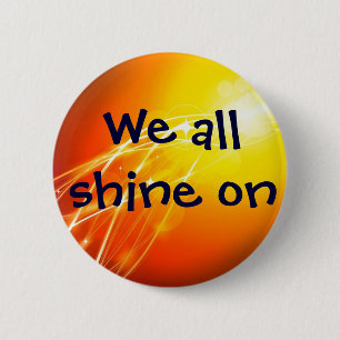 Wir alle Glanz auf Knopf Button