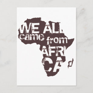 WIR ALLE KAMEN AUS AFRIKA POSTKARTE