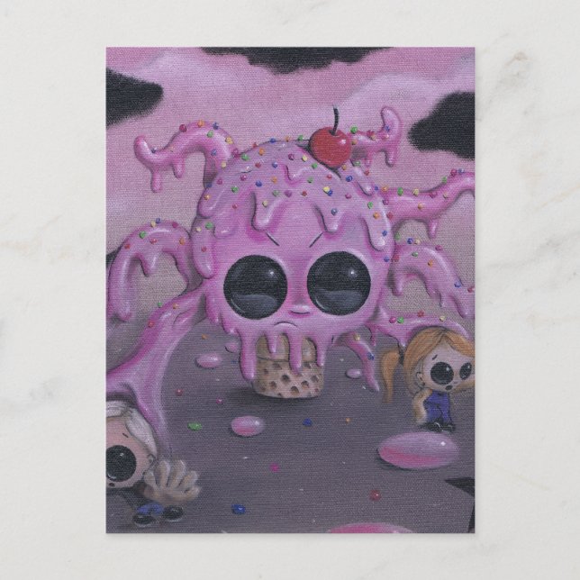 wir alle schreien Postkarte (Vorderseite)