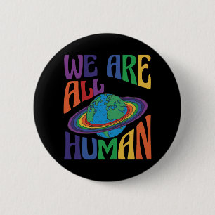 Wir alle sind der menschliche LGBT-Prix Monat LGBT Button
