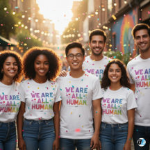 Wir alle sind ein menschlicher LGBTQ-Stolz