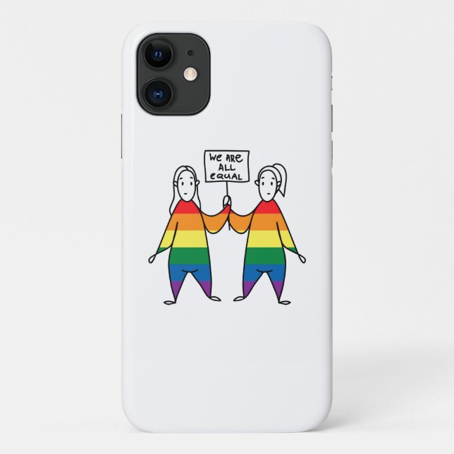 Wir alle sind gleich Case-Mate iPhone hülle (Rückseite)