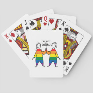 Wir alle sind gleich spielkarten
