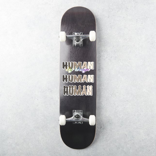 Wir alle sind Menschen | Eine globale Gemeinschaft Aufkleber (Skateboard)