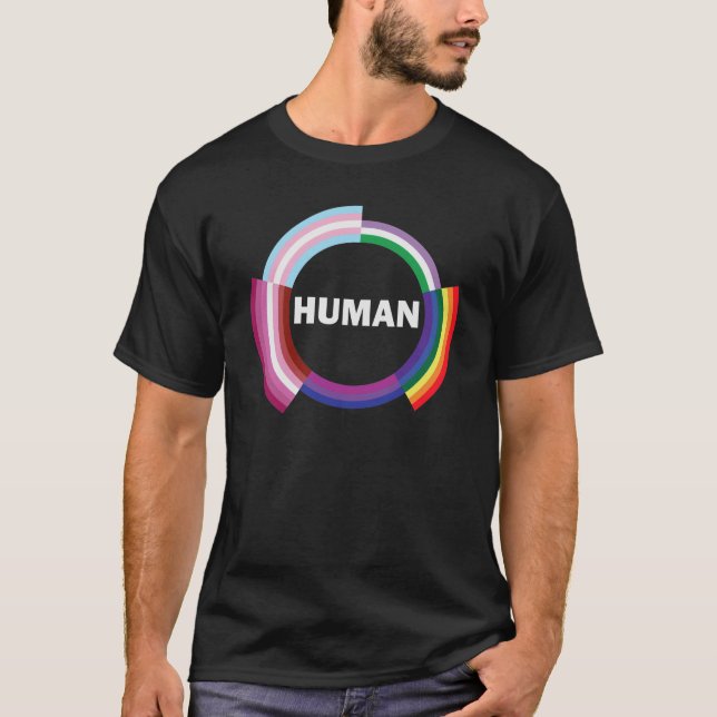 Wir alle sind Menschen T-Shirt (Vorderseite)