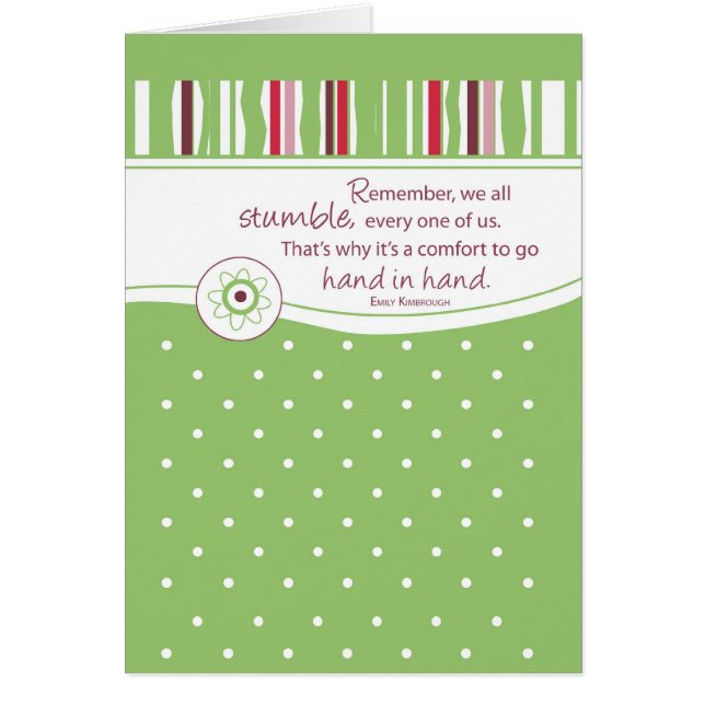 Wir alle stolpern (Vorne)