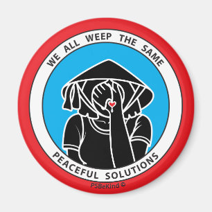 Wir alle weinen dasselbe 4 Red_2.25" Magnet