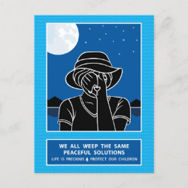 Wir alle weinen die gleiche 1_ Postkarte