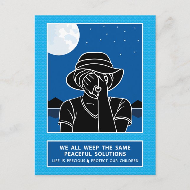 Wir alle weinen die gleiche 1_ Postkarte (Vorderseite)