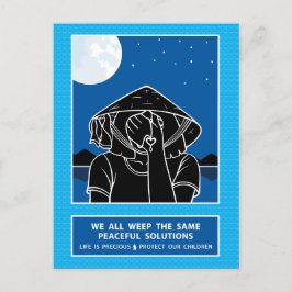 Wir alle weinen die gleiche 4_ Postkarte