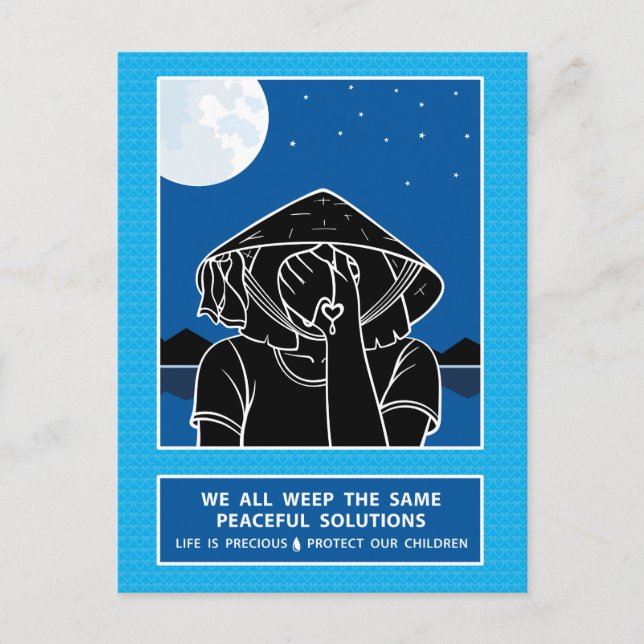 Wir alle weinen die gleiche 4_ Postkarte (Vorderseite)