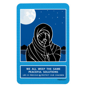 Wir alle weinen gleich 3_Flexibler Magnet 4"x6"