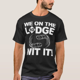 Wir auf der Lodge mit it Shirt Detroit Freeway Lod