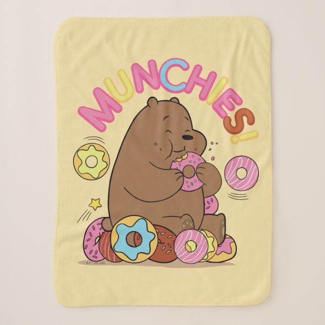 Wir Bare Bars - Grizz Donut Munchies! Sherpadecke (Vorderseite)