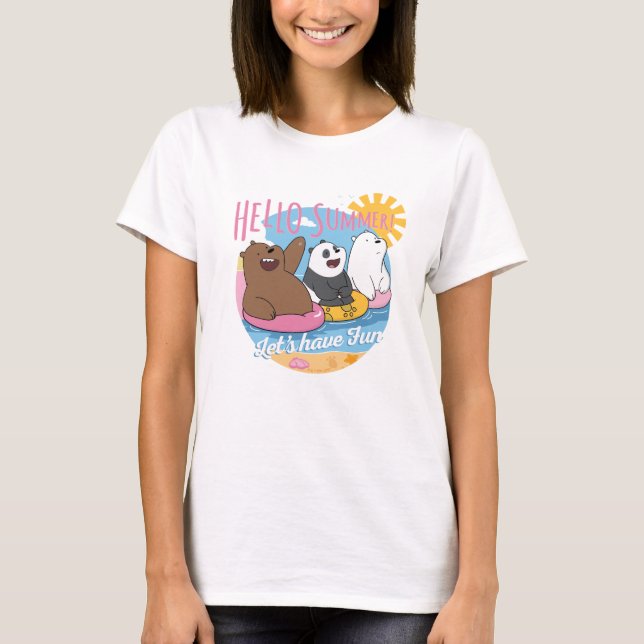 Wir Bare Bars - Hallo Sommer! Lass uns Spaß haben T-Shirt (Vorderseite)