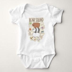 Wir Bare Bears - Bärenquad Journal Graphic Baby Strampler