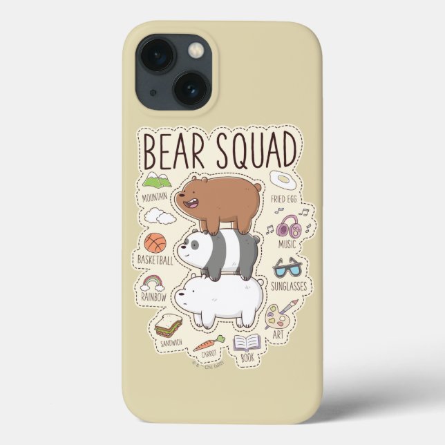 Wir Bare Bears - Bärenquad Journal Graphic Case-Mate iPhone Hülle (Rückseite)