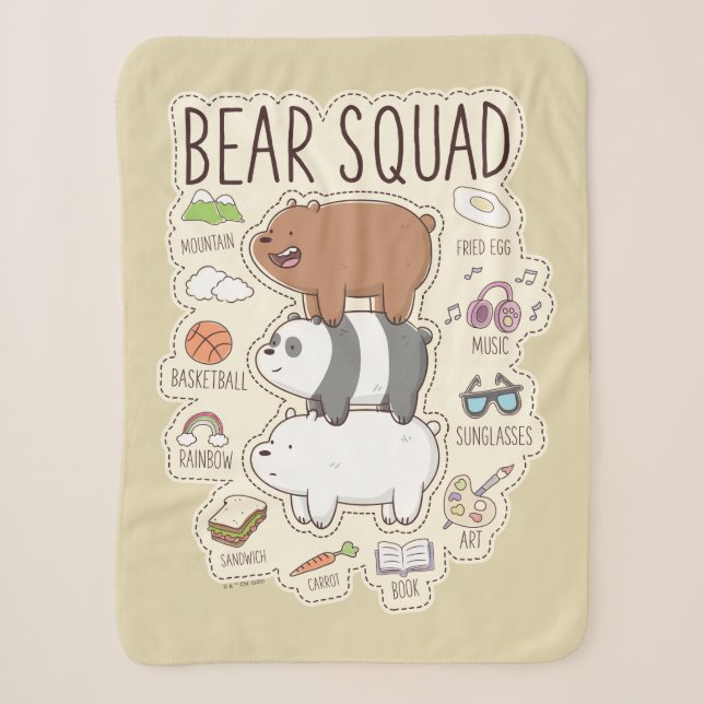 Wir Bare Bears - Bärenquad Journal Graphic Sherpadecke (Vorderseite)