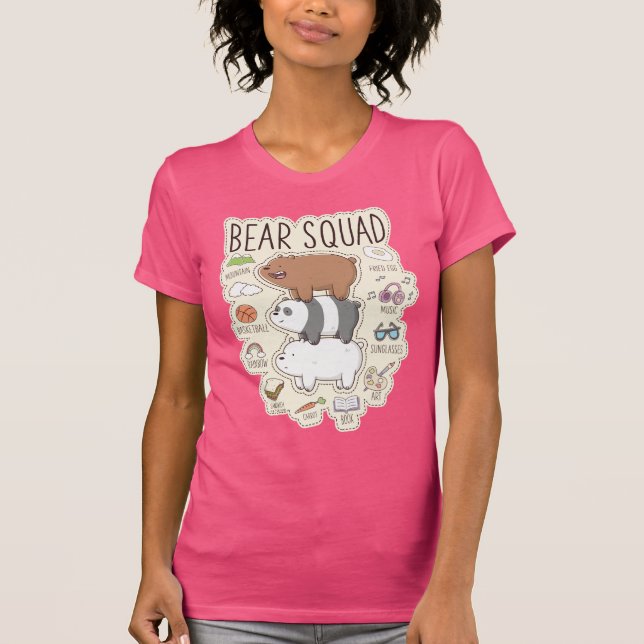 Wir Bare Bears - Bärenquad Journal Graphic T-Shirt (Vorderseite)