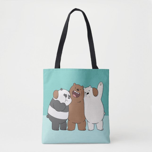 Wir Bare Bears Group Hug Tasche (Vorderseite)