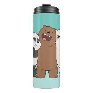 Wir Bare Bears Group Hug Thermosbecher