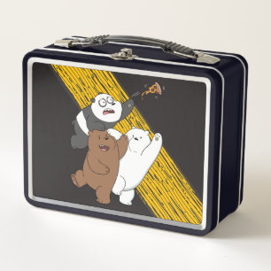 Wir Bare Bears - Letzte Pizza Slice Metall Brotdose