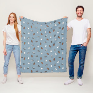 Wir Bare Bears - Muster für Sonnenblumen Fleecedecke