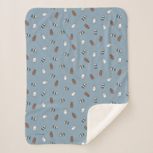 Wir Bare Bears - Muster für Sonnenblumen Sherpadecke