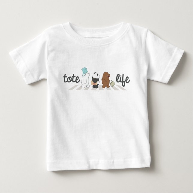 Wir Bare Bears - Tasche Life! Baby T-shirt (Vorderseite)