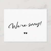 Wir bedauern, dass Schwarz-Weiß-Stornierungen vers