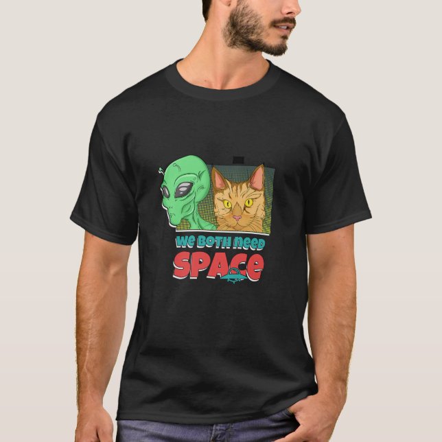 Wir beide brauchen Raum T-Shirt (Vorderseite)