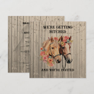 Wir bekommen heftige Western-Hochzeit Einladung