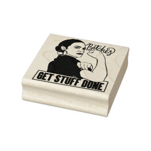 Wir bekommen Zeug erledigt AOC Rosie den Niveter Gummistempel