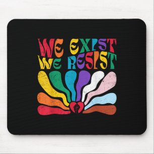 Wir bestehen, wir widerstehen dem Flaggenpreis der Mousepad