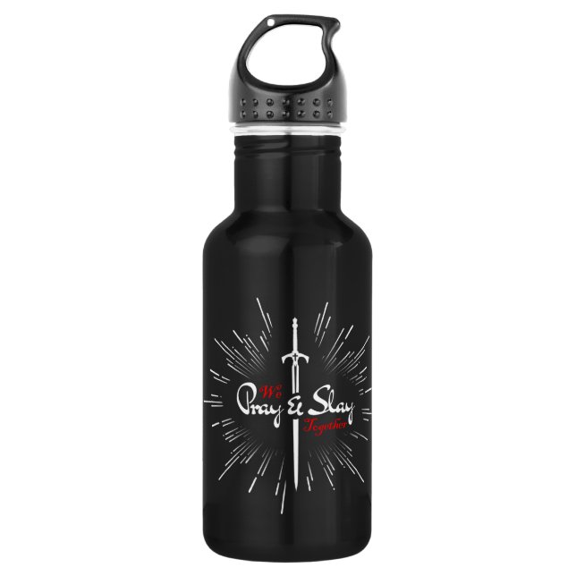 Wir beten und legen zusammen Wasserflasche (Vorderseite)