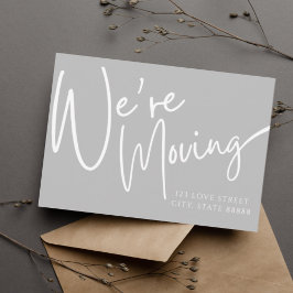 Wir bewegen die Ankündigung von Foto