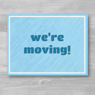 Wir bewegen uns! Neue Postkarte