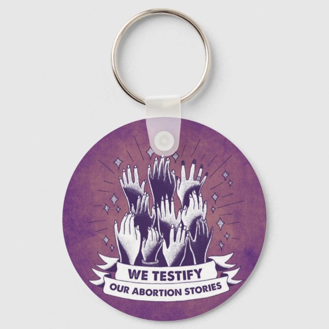 Wir bezeugen Schlüsselanhänger (Vorderseite)