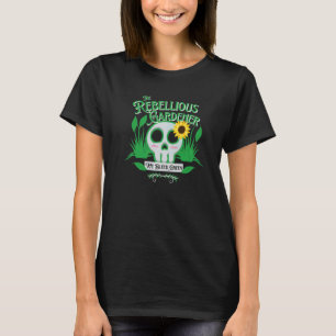 Wir bluten grün Rebellischer Gärtner Grüner Schäde T-Shirt
