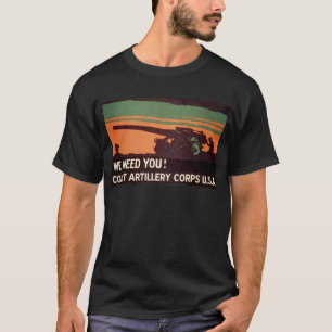 Wir brauchen dich! Küsten-Artillerie-Korps T-Shirt