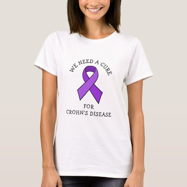 Wir brauchen ein Heilmittel gegen Morbus Crohn-Shi T-Shirt (Vorderseite)