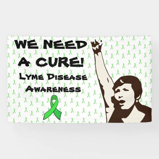 Wir brauchen ein Zeichen für die Lyme-Krankheit-Pr Banner (Horizontal)