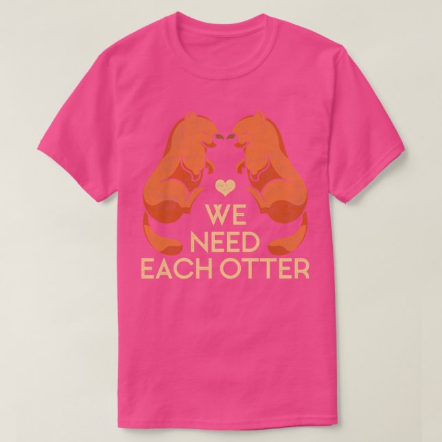 Wir brauchen einander. T-Shirt (Design vorne)