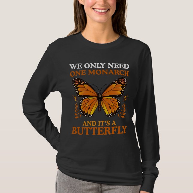 Wir brauchen nur einen Monarchen und es ist ein Sc T-Shirt (Vorderseite)