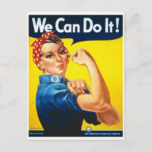 Wir_Can_Do_It_Propaganda-Poster Postkarte
