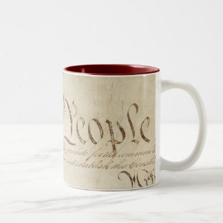 Wir das Leute-Pergament Zweifarbige Tasse